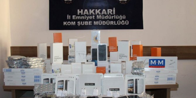 Hakkari’de kaçakçılık operasyonu