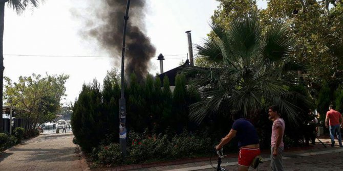 Erdek’te restaurant yangını