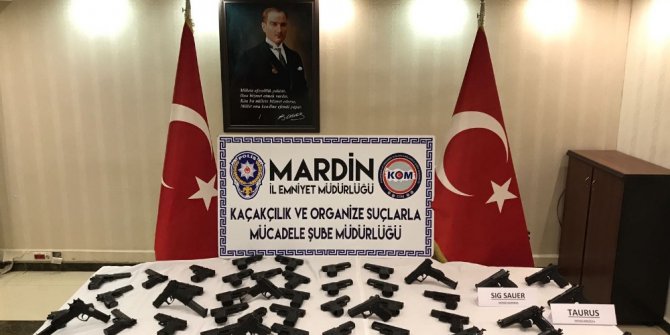 PKK’nın Irak’tan gönderdiği suikast silahları Kızıltepe’de ele geçirildi