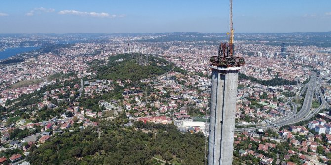 Çamlıca Kulesi antenini bekliyor