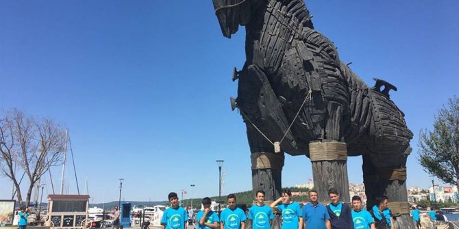 Aydınlı gençler Çanakkale kampına katıldı