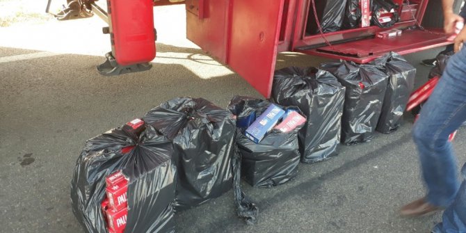 İran uyruklu şahıs 6 bin 300 paket kaçak sigara ile yakalandı