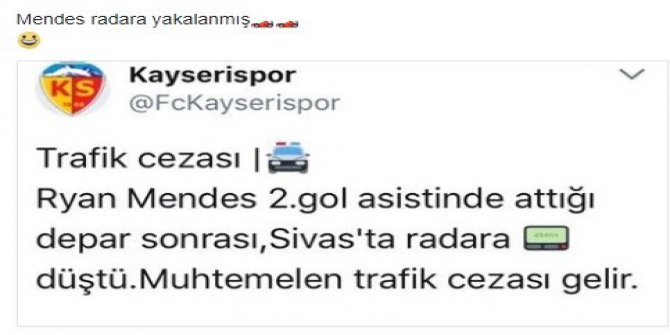 Ryan Mendes radara yakalandı