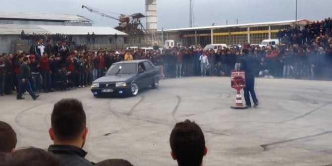 Drift yapan şahincilere operasyon