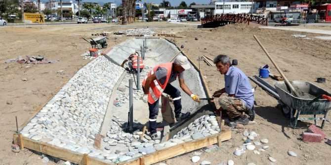 Manavgat Belediyesi’nden park yapımı