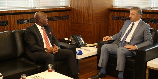 Güney Afrika Büyükelçisi, Başkan Çelik’i ziyaret etti