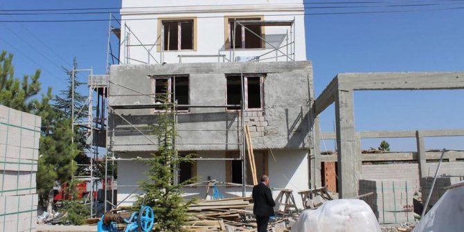 Han’da sosyal tesisin inşaatında sona yaklaşıldı