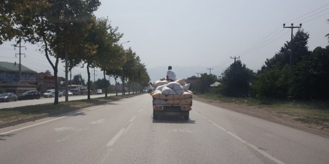 Çuvallar üzerinde yolculuk