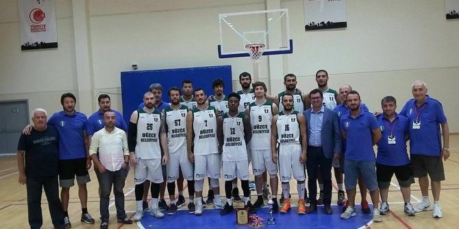 Düzce Belediyespor ikinci oldu