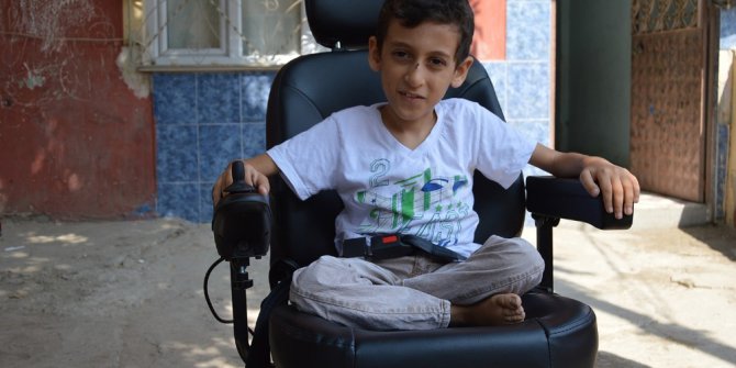 Çalınan tekerlekli sandalyesi yerine akülü araç