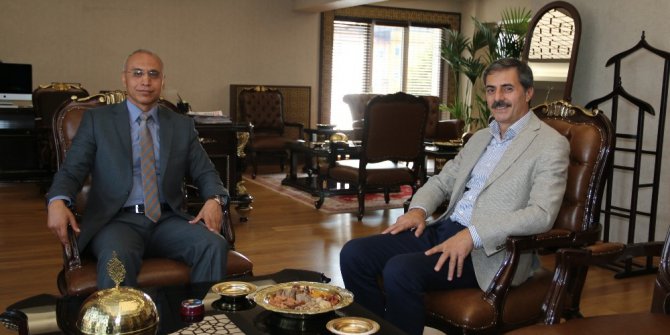 Başkan Alemdar’an İl Emniyet Müdürü Kaya’ya ziyaret