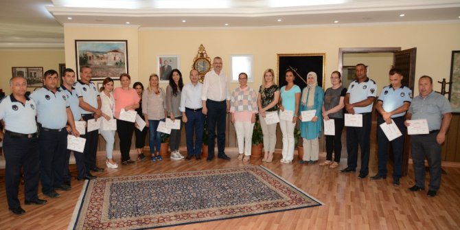 Belediye personeline hizmet içi eğitim