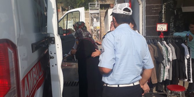 Kamyonu gördü tansiyondan bayıldı