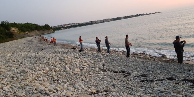 Amatör balıkçılar yarıştı