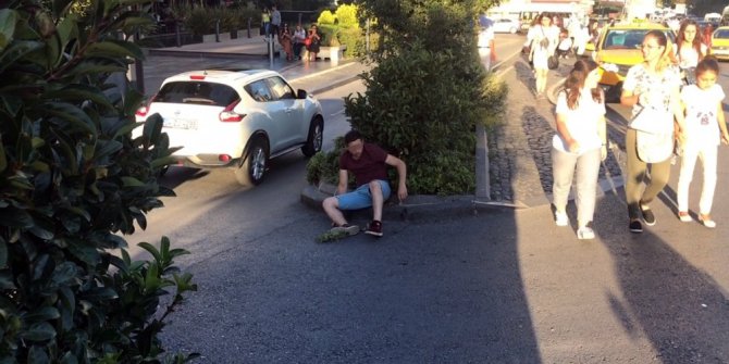 İstanbul’un göbeğinde dehşet verici görüntü