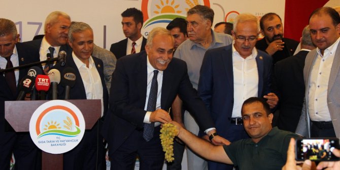 Bakan Fakıbaba: “Üzümünüzü 4 liranın altında sattırmayacağız”