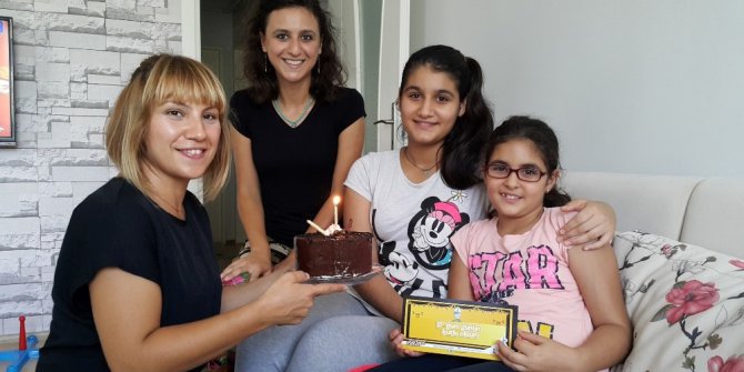 Kartepeli çocuklara doğum günü sürprizi