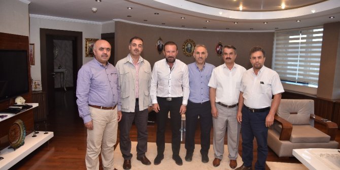 Din görevlilerinden Başkan Doğan’a ziyaret