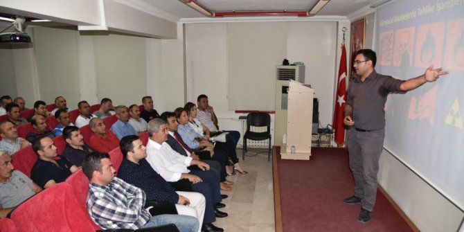 İtfaiyeciler eğitimden geçiyor