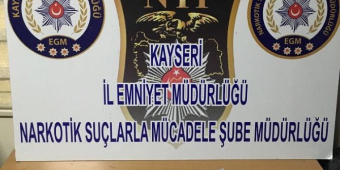 Kayseri’de uyuşturucu operasyonu: 5 gözaltı