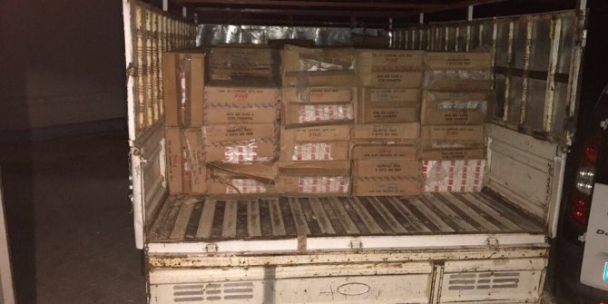 Van’da kaçak sigara operasyonu