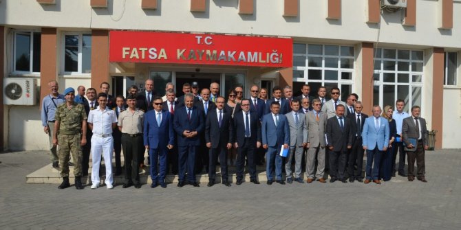 Vali Yavuz Fatsa’da incelemelerde bulundu