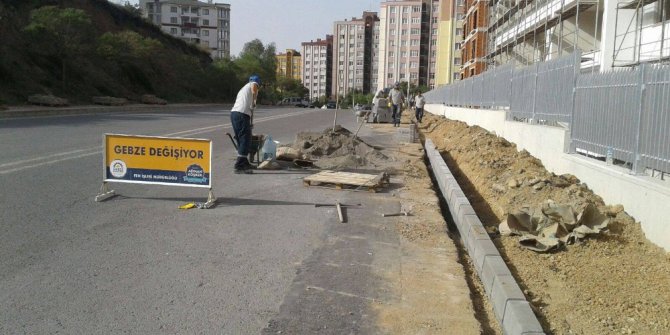 Gebze’de asfaltlar yenileniyor