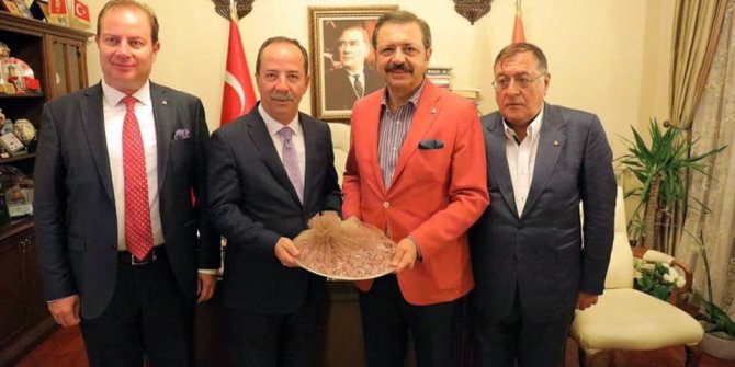 Hisarcıklıoğlu’ndan Başkan Gürkan’a ziyaret