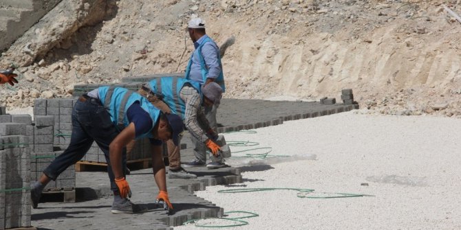 Eyyübiye’de 7 bin metrekarelik parke taşı döşenecek