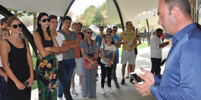 Yabancı öğrenciler Erasmus kapsamında Bilecik’e geldi