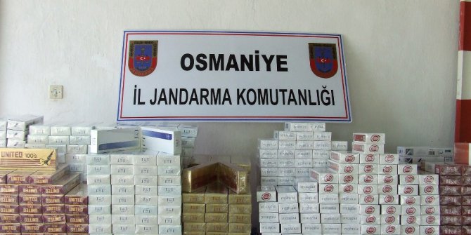 Kaçan otomobilden kaçak sigara çıktı