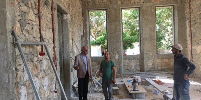 Tarihi İskenderun Adliyesi’nde restorasyon çalışmaları sürüyor