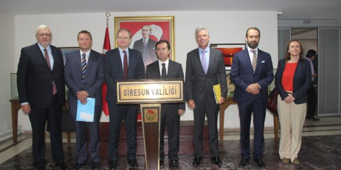 AB heyeti Giresun’da hibe desteği verilen işletmeleri inceledi