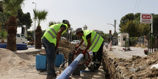 Turgutlu’nun prestij caddelerinde altyapı çalışması