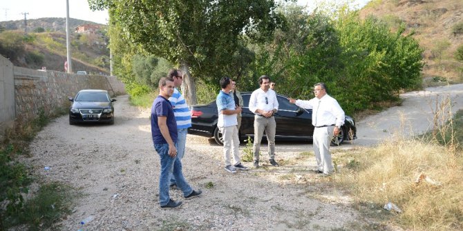 Başkan Yağcı, yol sorununu gidermek için incelemelerde bulundu