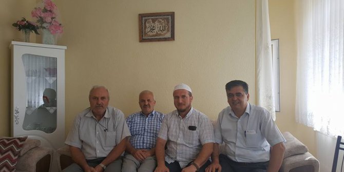 Başkan Yalçın, hacıları ziyaret etti