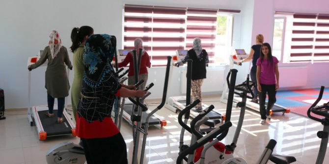 Gürpınarlı kadınlara ücretsiz spor imkanı