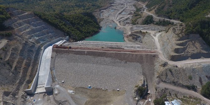 Karabük Hatipoğlu barajında sona gelindi