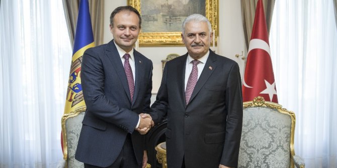 Başbakan Yıldırım, Moldova Parlamento Başkanı Candu ile görüştü