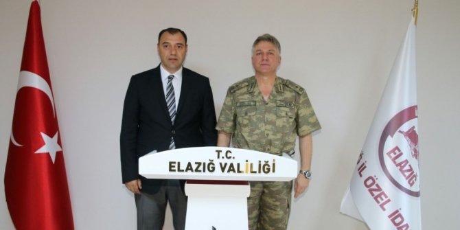 Vali Kaldırım ile Jandarma Bölge Komutanı Çolak bir araya geldi