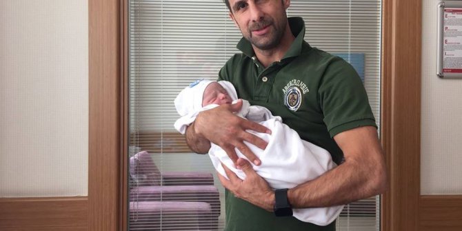 Elazığspor’un kaptanı ikinci kez baba oldu