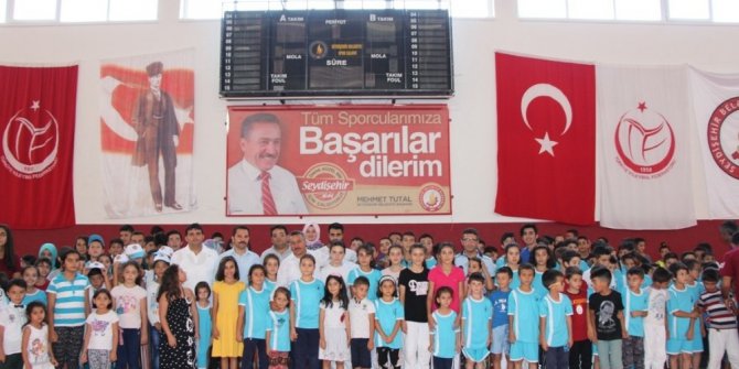 Seydişehir Belediyesi Yaz Spor Okulları sezonunu kapandı