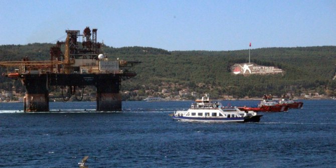 Dev platform Çanakkale Boğazı’ndan geçti