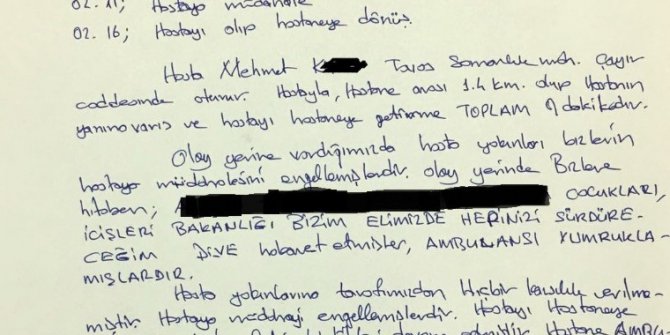 Hasta almaya giden sağlık personeline küfür ve hakaret iddiası