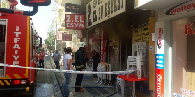 Malatya’da işyeri yangını korkuttu