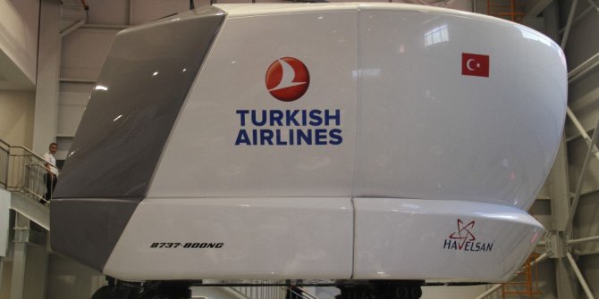 HAVELSAN’ın ürettiği Türkiye’nin ilk milli sivil uçuş simülatörü THY bünyesinde