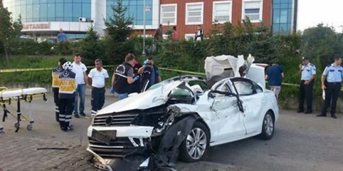 Giresun’da trafik kazası: 1 ölü, 3 yaralı