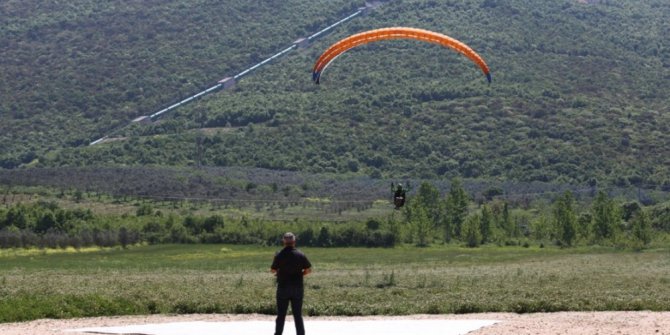 Yamaç paraşütü meraklıları Nilüfer’de buluşuyor