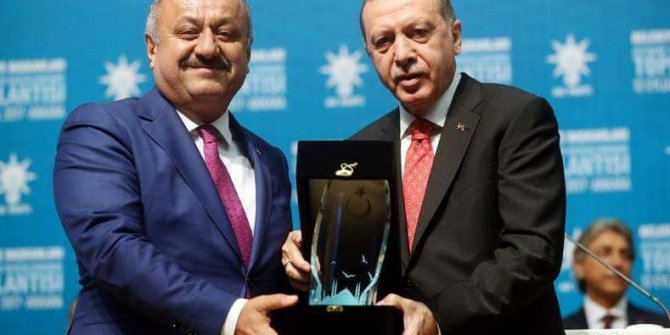 Tahsin Babaş, Cumhurbaşkanı Erdoğan’dan ödülünü aldı