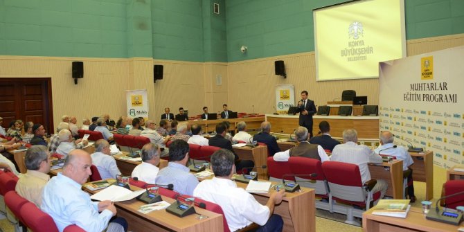 Büyükşehir’den muhtarla "Değerlerimiz ve Etkili İletişim" eğitim semineri